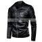 New design  Fashion Leather Jacket Men Autumn Turn-down Collar Slim fit Male Leather Jacket Coats Plus Size M-5XL