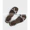 2020 ladies handmade latest design for front knot tie beautiful color back elastic band flat sandals shoes