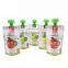 Recyclable Plastic Custom Liquid Fruit Juice Juice Drink Pout Pouch Packaging Spout Pouch Clear Spout Stand Bag