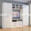 2018 high quality led tv wardrobe designs, wardrobe with tv cabinet