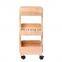 K&B cheap wholesale new wood modern and elegant drinks trolley vintage