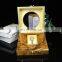 Luxury Marbling MDF wooden lacquer watch packaging box storage box