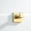 China 304 stainless steel wall mounted Gold 4-piece hardware set towel bar holder sanitary fittings and bathroom accessories