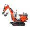 Chinese shandong Hengwang hydraulic pump 0.8t mini excavator price