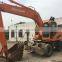 Second hand doosan dh210w-7 wheel excavator
