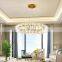 Post Modern Design LED Pendant Lighting Living Room Crystal Garland Pendant Lamp