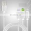 Braided data cable 3 in 1 multi-function charging USB cable Mobile phone charging cable