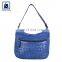 New Style Silver Antique Fittings Vintage Style All Season Used Genuine Leather Zipper Sling Bag for Women at Low Price