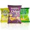 Digital custom printing logo potato chips aluminum foil plastic heat seal food snack banana popcorn corn tortilla packaging bag