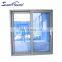 2022 Superhosue High Performance Hurricane proof Impact rated good quality glass sliding door with double glass and argon infill