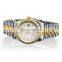 High Quality Classic Mens Watches Black Stainless Steel Watch Japan Movement Magnifying Glass Business Couple Wristwatches
