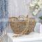 New Trend 2022 Seagrass Handbag 100% Nature Straw Woven Tote Bag Seagrass Bag Long Handles