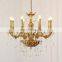 Hotel Decoration Living Room Luxury Pendant Light Modern French Brass Gold Chandelier