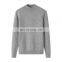 100% Knitted Women's Cashmere Pullover Long Sleeve Thick Solid Color Sweater Crew Neck Winter Fashionable Casual Style Front