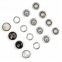 Factory Stock Buttons Stainless Steel or Brass material Colors Pearl Snap Button Prong Pearl Snap Button for Shirts clothing