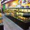 APEX supermarket/store custom make single side glass bakery showcase/bread display cabinet