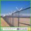 china manufacturer Y type post Green PVC Coated airport perimeter fence