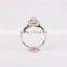 High quality 925 silver engagement ring with clear zircon for lady made in china