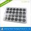 24 color plastic cosmetic eyeshadow packaging tray