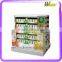 Supermarket Promotion Floor Paper Advertising Display Stand For Snack