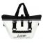 Stylish white waterproof messenger bag for handbag