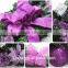 outdoor Christmas wreath garland tinsel purple garland