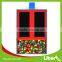 Small Kids Jump Bed With Foam Pit Trampoline Rectangular Sport Play Trampoline Park
