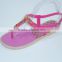 New Design Beautiful girls Candy Color PCU Sandals