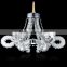 Flush Mounted Crystal Ceiling Lamp Modern Chandelier Pendant Light Fixtures for Bedroom