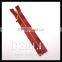 Glossy Shiny Polished Red Women Dress Quality Closed End Satin Tape Metal Zipper