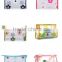 Popular Beauty Embroidery Flower Design Transparent cosmetic bag