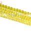 Gemstone yellow cat eye round beads jewelry
