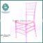 Hotel Wedding Acrylic Transparent Resin Chiavari Silla Tiffany Chair