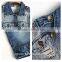 Guangzhou OEM supplier blue short sleeve ripped ladies jeans top design                        
                                                Quality Choice