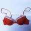 Custom red bra cotton bra push up girls bra undergarment