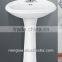 Sanitary ware ceramic pedestal basin