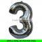 Wholesale Metaliic Number Foil Decoration Balloon