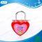 AJF new arrival fashion modeling combination colorful metal cute novel heart padlock