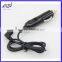 Right angle cigarette lighter plug with dc power cable
