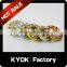 KYOK Silver Metal Curtain Rod Pole Rings,28mm Internal Diameter Voile Net Hanging Curtain Rings