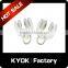KYOK home decor curtain accessories bendable aluminum curtain rails, ivory white metal ceiling bracket, new design curtain track