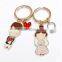 Wholesales Cartoon Metal Keychain / Customized Design Cute Key Chain