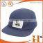 2016 blue polyester flat bill snapback cap military snapback cap