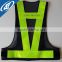 Word printed construction led reflective vest garment sanitation reflective blue safety vest