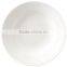 Super white emboss ceramic serving plate platter wedding plate