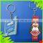 custom rubber keychain / 3d Logo key chain/ soft pvc keychain