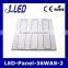 New design commercial led panel for office 36w