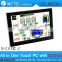 All in one desktop pc with 5 wire Gtouch 15 inch LED touch 2G RAM 16G SSD Dual 1000Mbps Nics