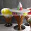 Shop Ice Cream Decoration/ Fibreglass Ice Cream Cone Shop Advertising/Ice Cream Shop Decoration