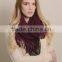 Christmas Gift Women's Winter Warm Pointelle Infinity Double Knit Scarf